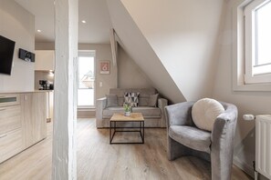 TV, stereo - Appartement Hummer - Haus Neptun - Appartement Hummer (Sylt)