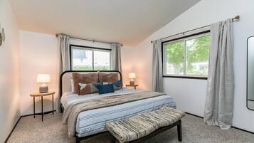 2 habitaciones, escritorio, wifi gratis y ropa de cama