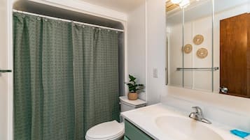 Towels, soap, shampoo, toilet paper