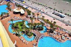 Indoor pool, outdoor pool