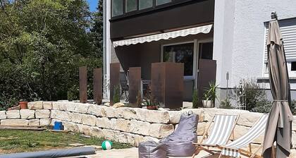 Holiday Apartment "Glüxnest" with Private Terrace, Shared Garden, Sauna and Wi-Fi