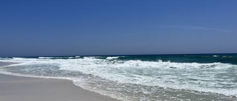 Sun loungers, beach towels