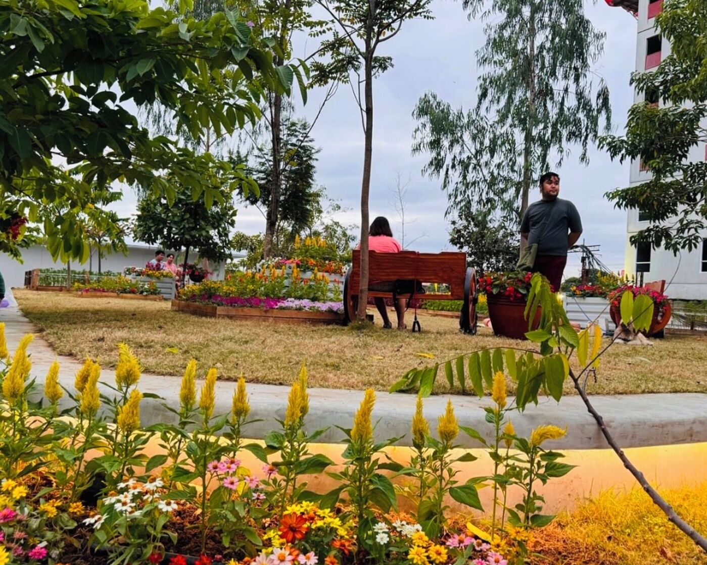 Área de juegos infantiles al aire libre
