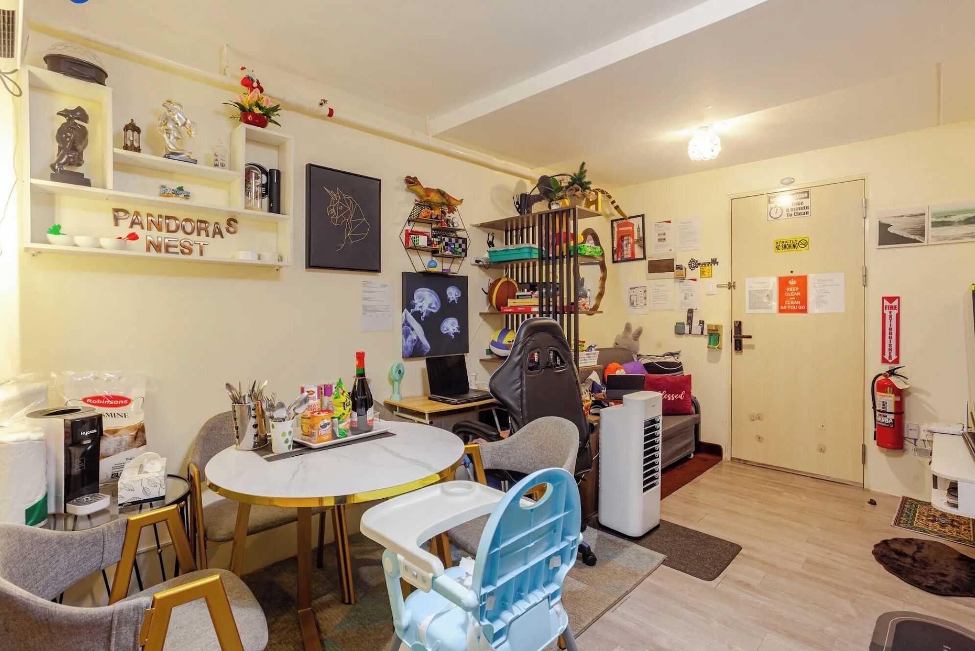 浪漫公寓式客房, 2 间卧室, 无障碍 | 客房内用餐