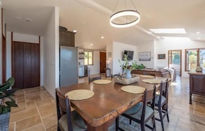 Dining - Hilltop Villa with Panoramic Views of Carmel Valley, 30 days  (Carmel Valley)