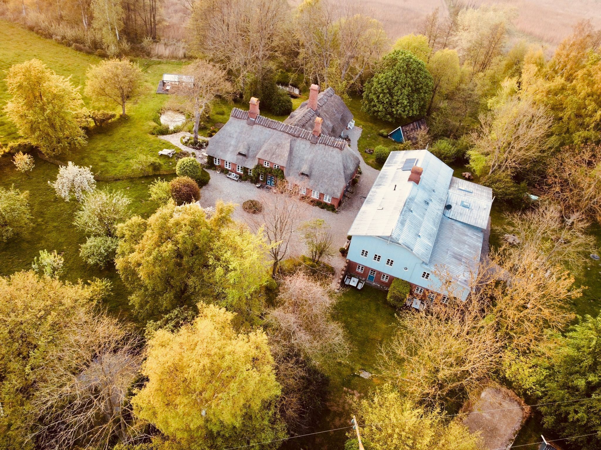 Landhaus Börmoos aus der Vogelperspektive