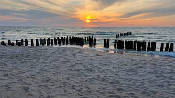 Vlak bij het strand