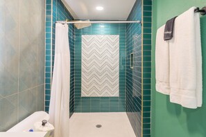 Hair dryer, towels