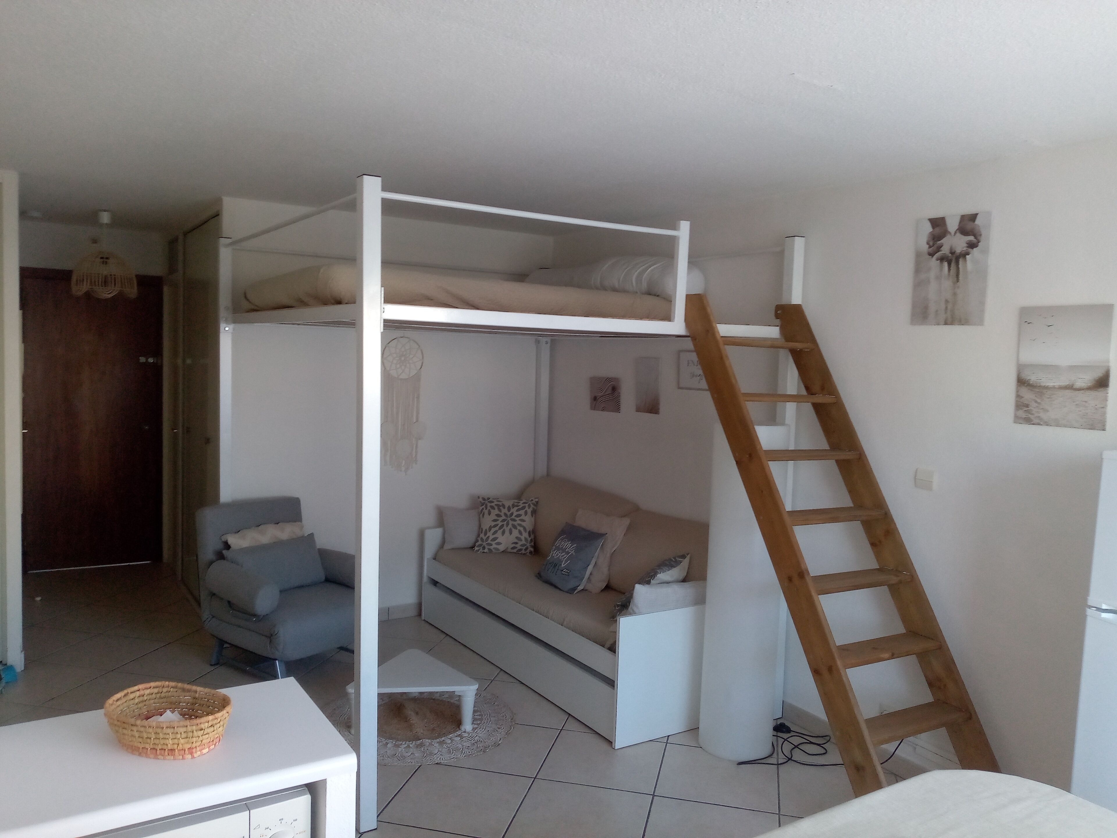 Appartement 27m2 Vue Jardin et Port de Plaisance