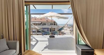 Ferienwohnung 'Cantinho Da Praia Da Barra' mit Meerblick, Gemeinschaftspool und WLAN