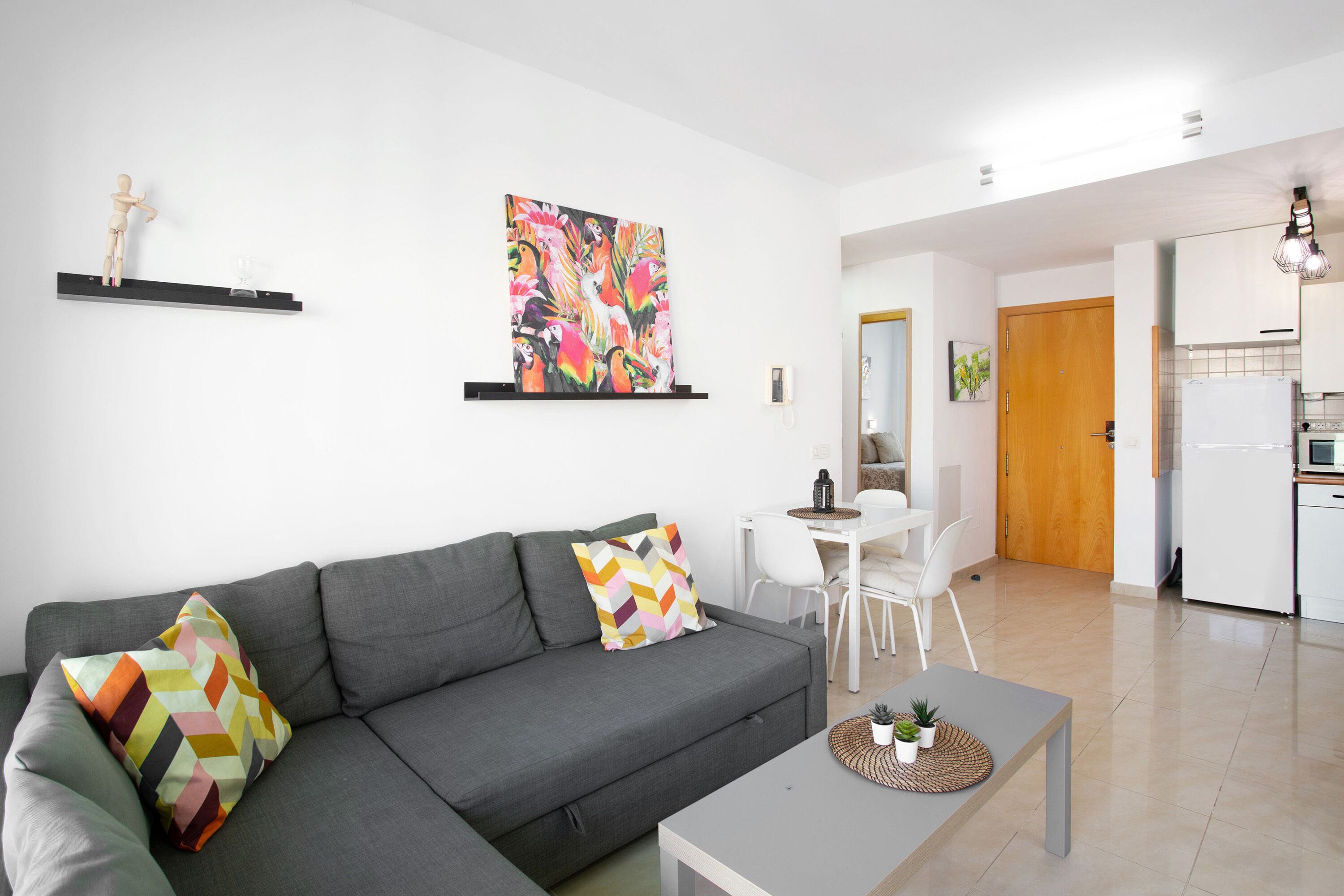 Holiday Apartment 'Articel Costa Alegre' with Partial Sea View, Balcony and Wi-Fi