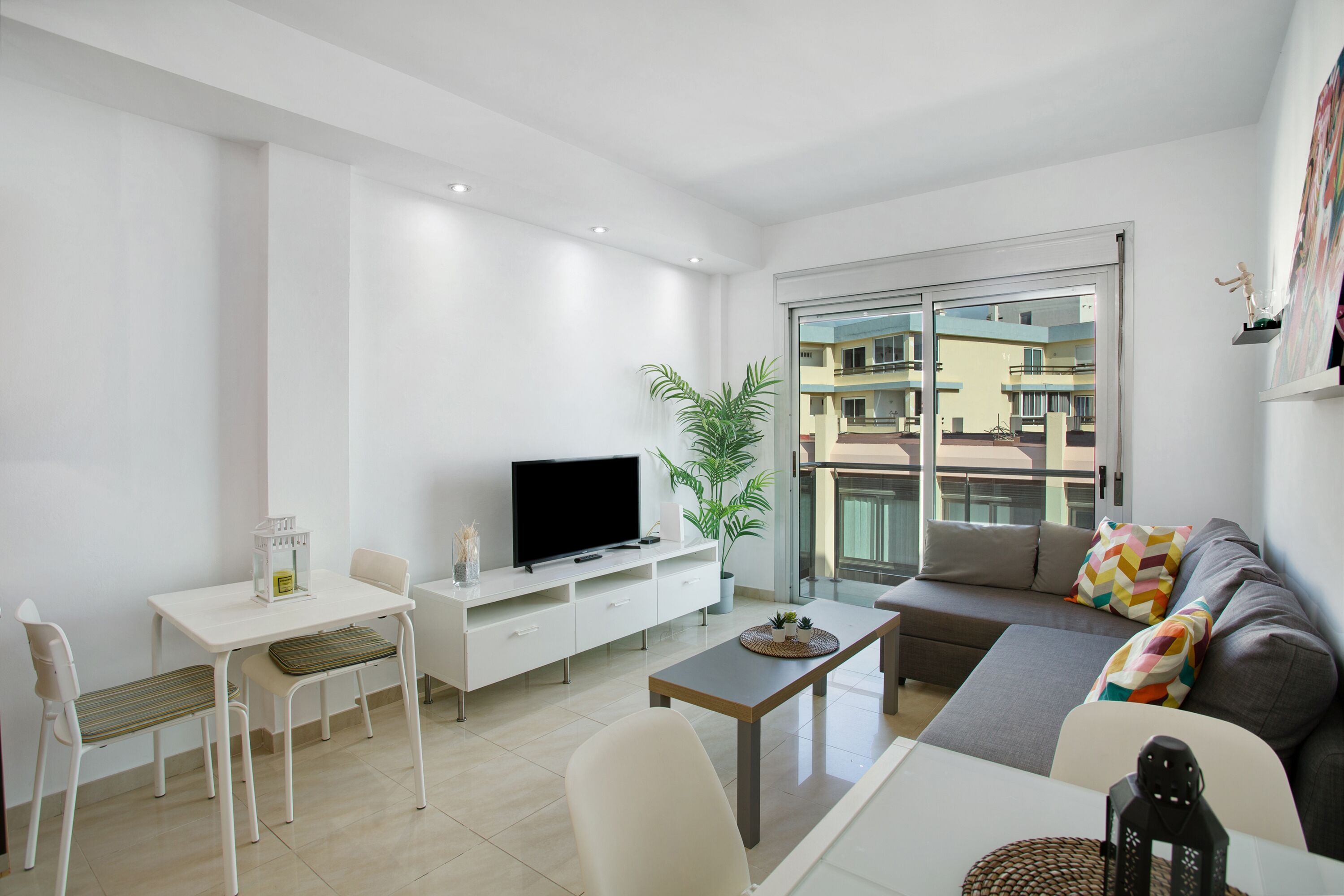 Holiday Apartment 'Articel Costa Alegre' with Partial Sea View, Balcony and Wi-Fi