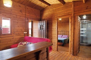 1 makuuhuone, vuodevaatteet