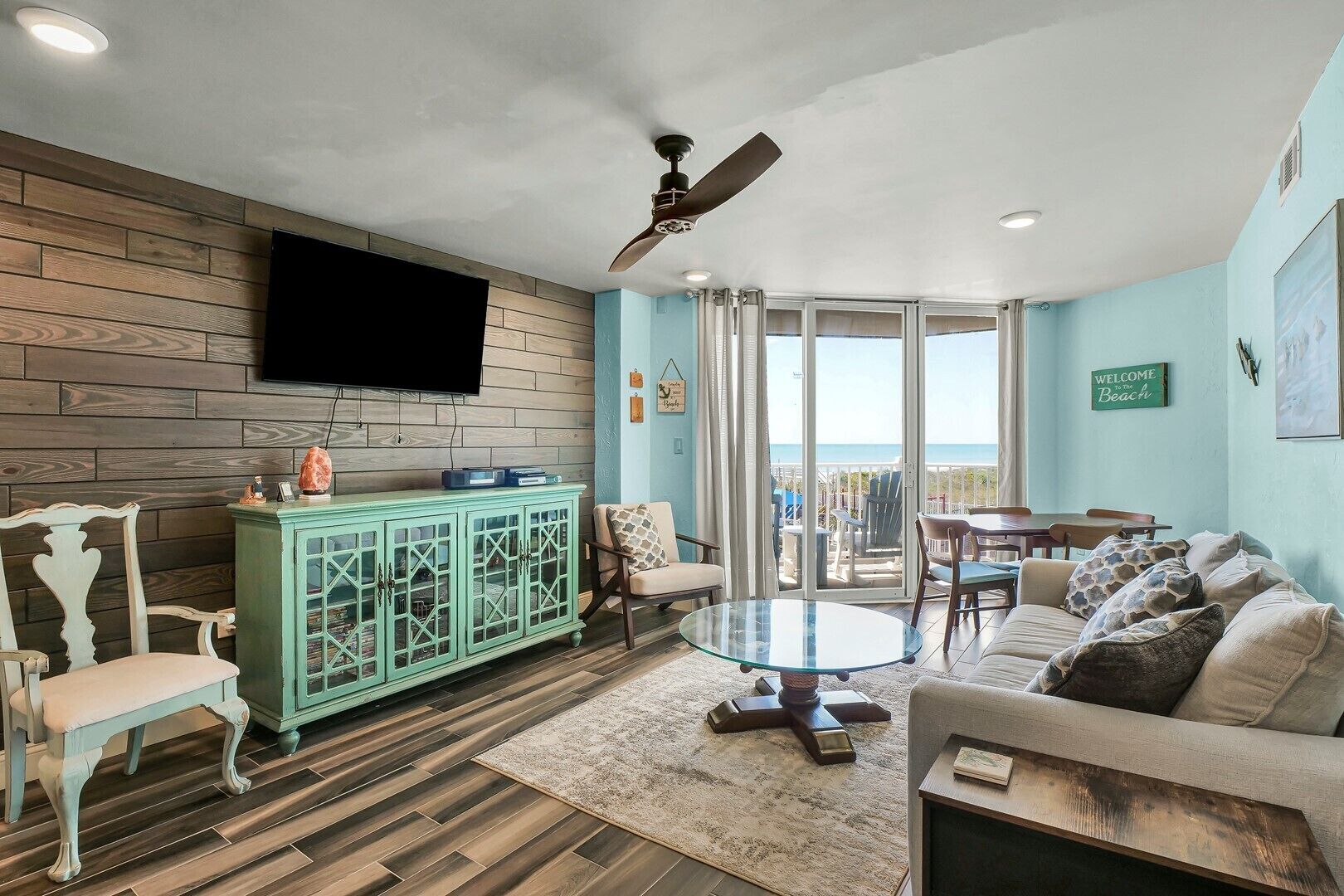 Newly remodeled, adorable 2 bedroom oceanfront condo
