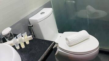 Deluxe Twin Room | Bilik Mandi | Kelengkapan dandanan diri percuma, selipar, bidet, tuala disediakan