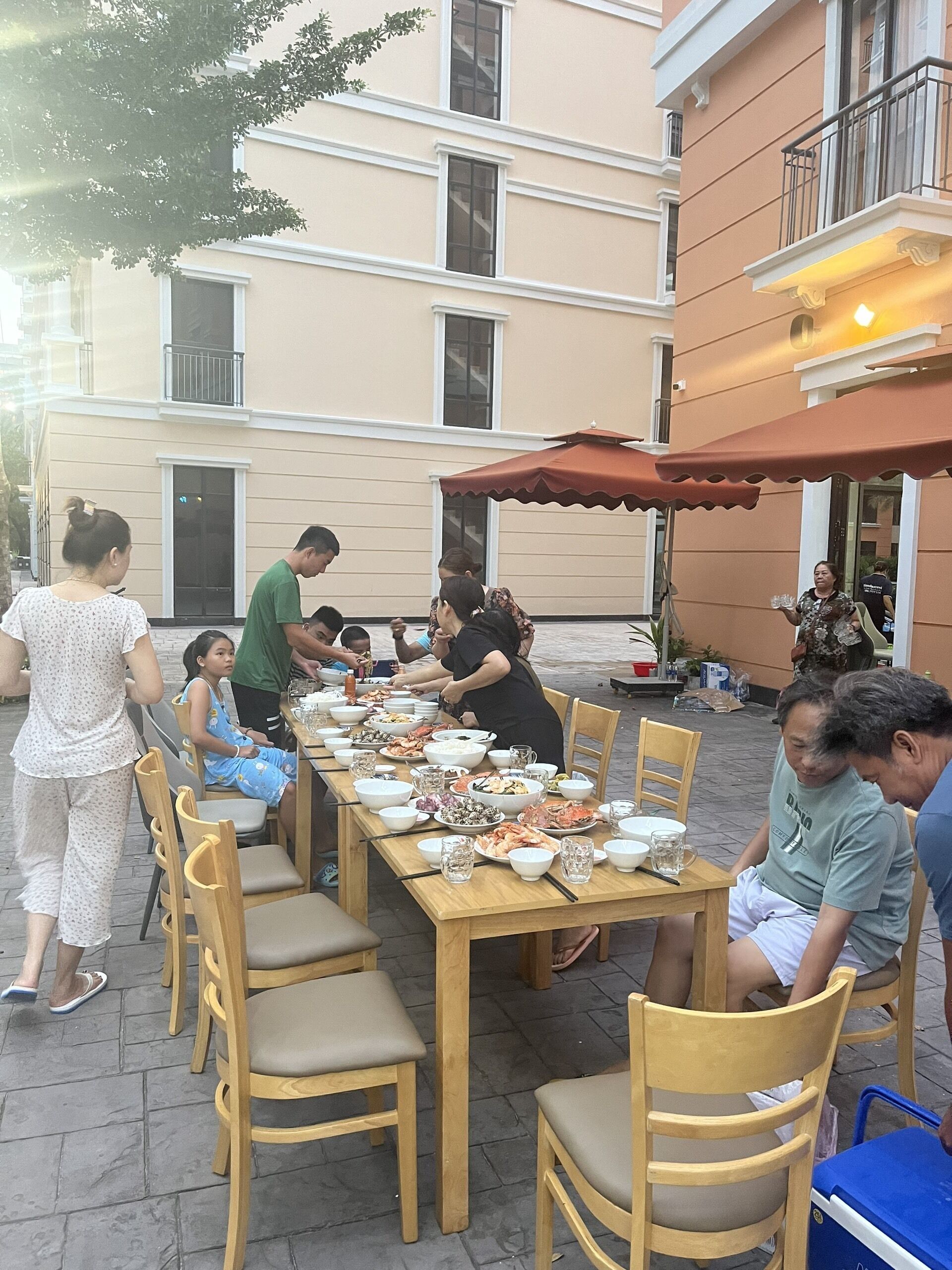 Facciata della struttura