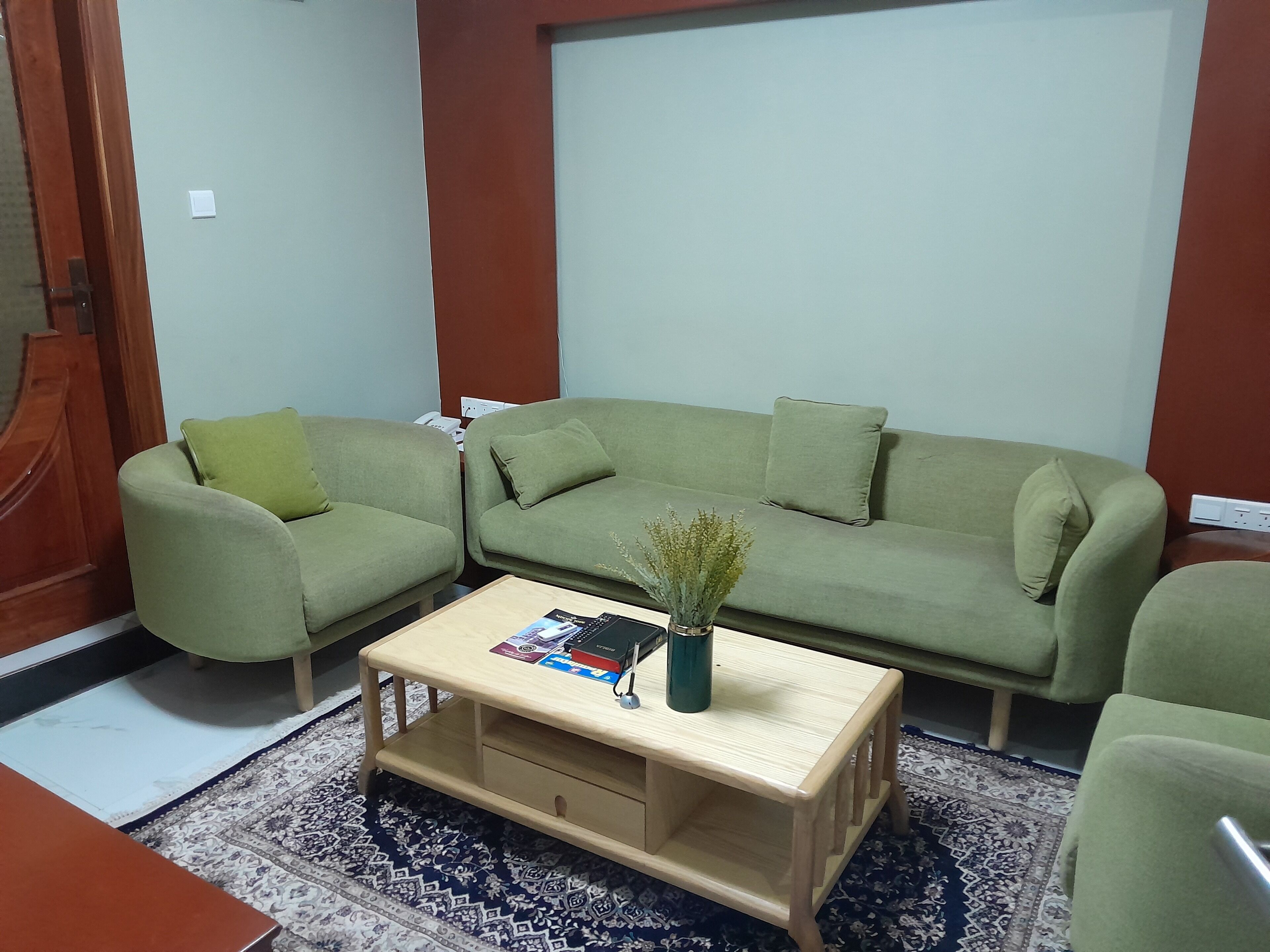 Superior suite | Woonruimte | Een open haard