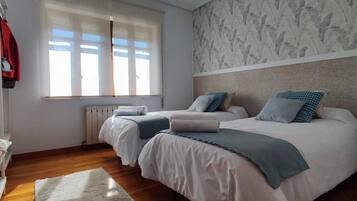 3 chambres, draps fournis