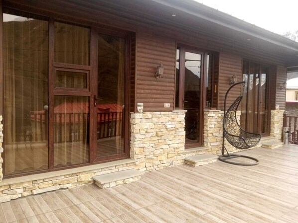 Fachada de la propiedad