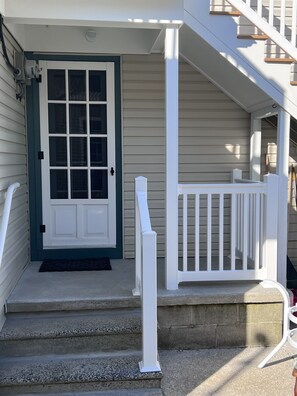 Exterior detail - "Greetings from Asbury"
O.C. Gardens - 2 BR 2 Bath
Sunny Corner Breezes (Ocean City)