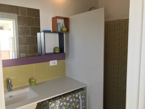 Ducha, secador de pelo y bidé