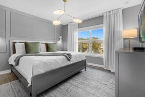 4 habitaciones, tabla de planchar con plancha, wifi y ropa de cama 