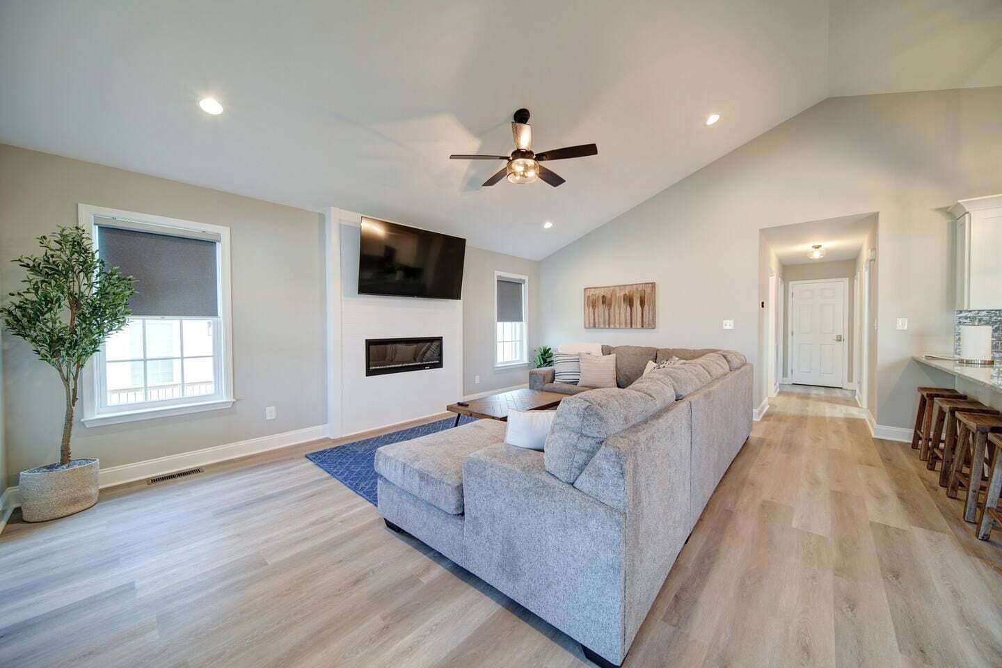 智能电视、壁炉