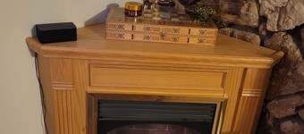 Waterfront with Boat Dock on Detroit River Channel. Fish from the backyard