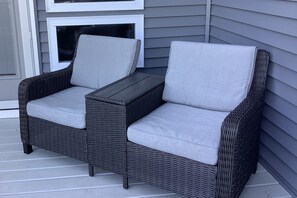 Terrace/patio - Modern comfort, small town charm. Room for 
all to visit, rest retreat or create (Center Point)