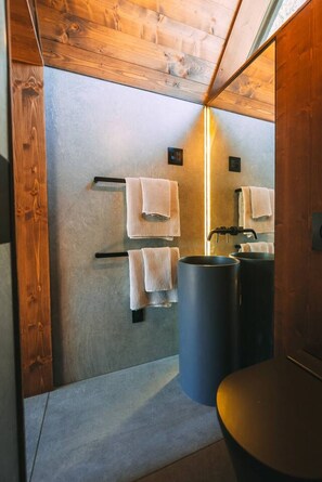 Bathroom - Agave Cabin at NowHere (Round Mountain)