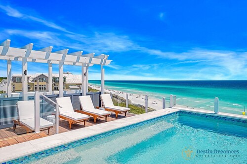 🐚🐬 Seawalk Sanctuary | Private Beach Access | Rooftop Pool | 30A Views | Free Chair Service