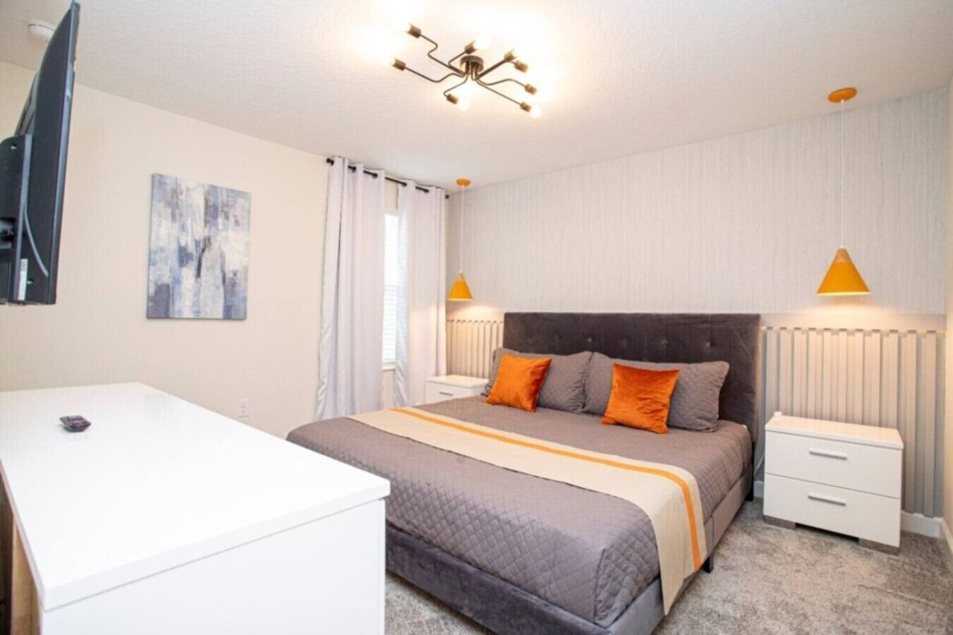 Desk, iron/ironing board, travel crib, WiFi