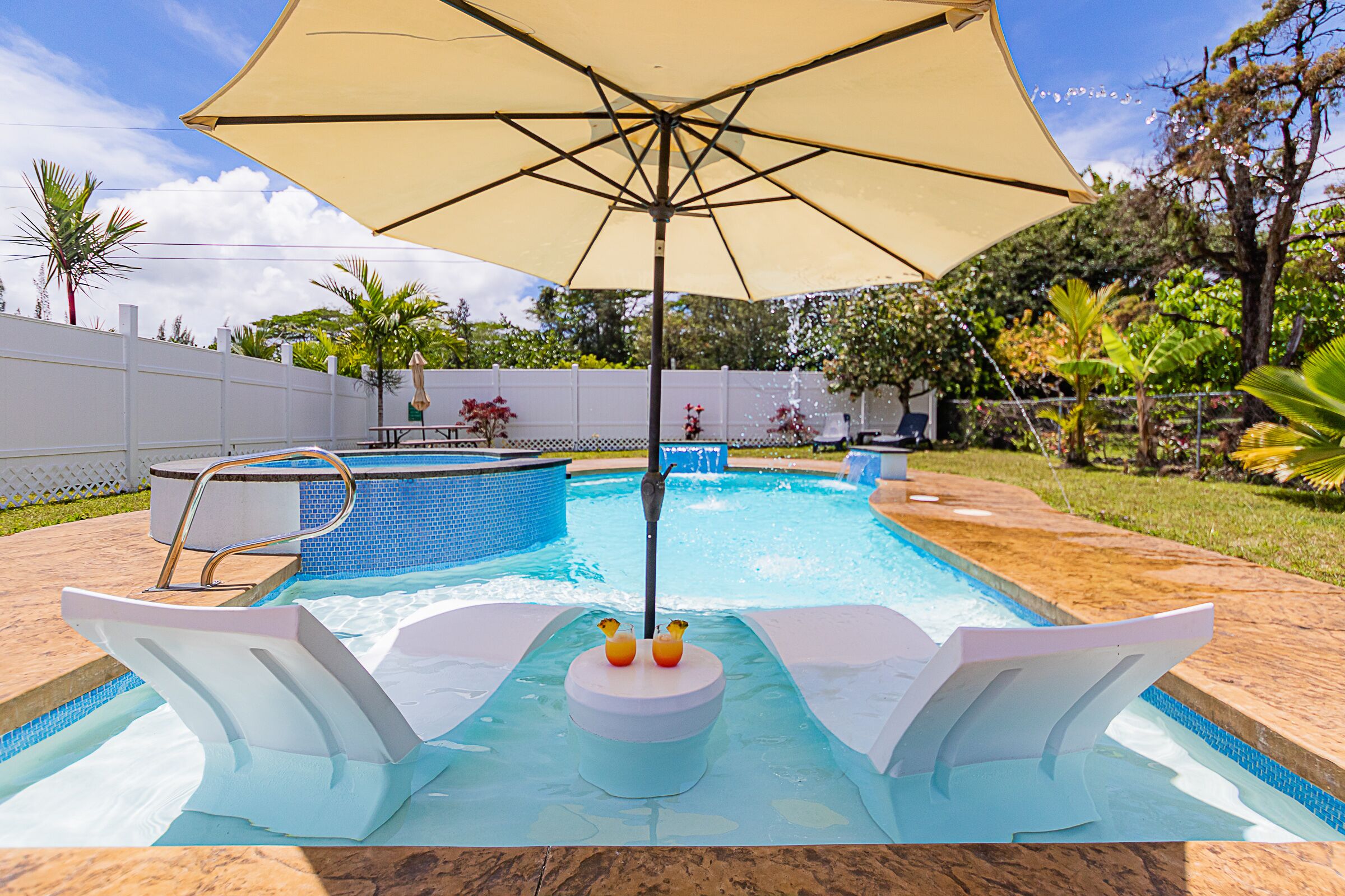 Alberca al aire libre 