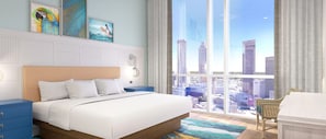 1 bedroom, in-room safe, iron/ironing board, free WiFi