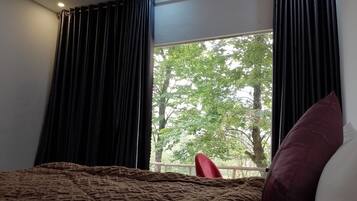 Edredones de plumas, espacio para trabajar con un portátil, wifi gratis