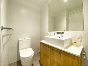 Shower, hair dryer