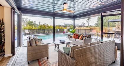 ❤️️Luxury Villa Englewood - Private Pool 😎 - Game room - 6 mins to Beaches