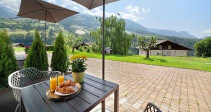 Holiday Apartment "Alivo Living Apartment Aurora" with Mountain View & Garden