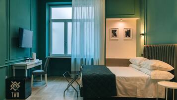 In-room safe, blackout drapes, soundproofing, free WiFi