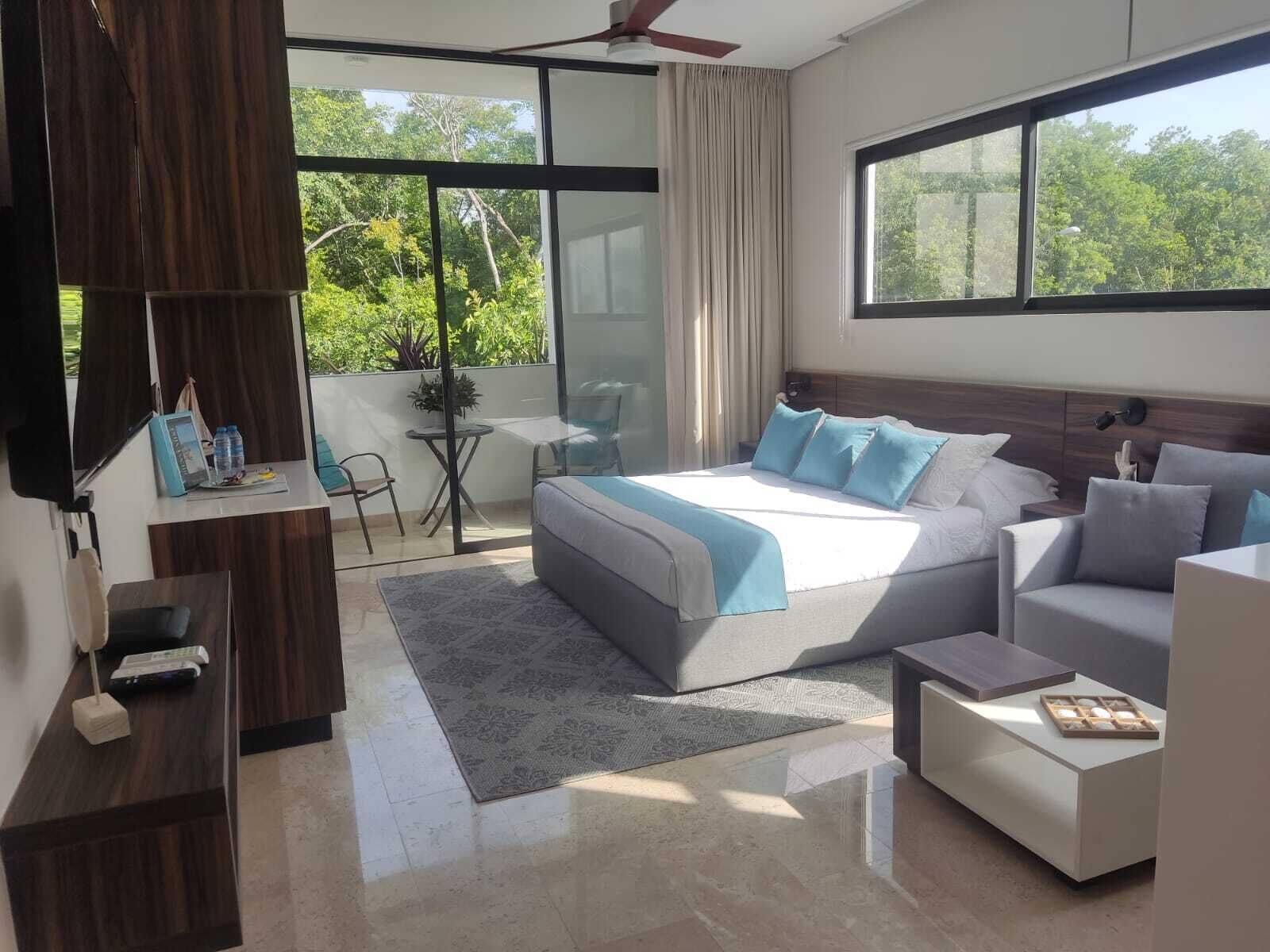 Fully equipped studio with terrace Aldea Zama