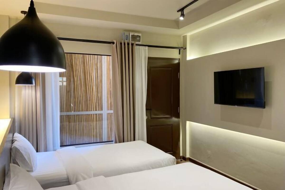 Wifi gratis y ropa de cama