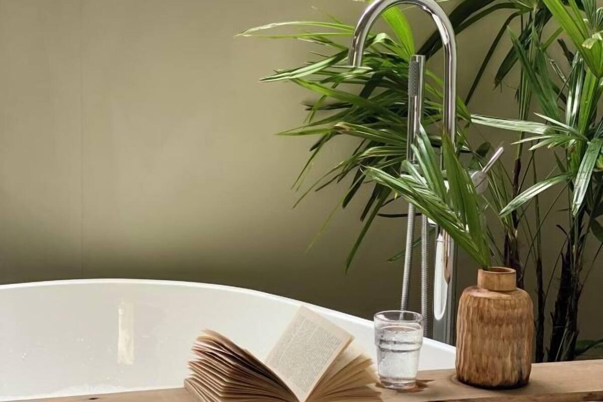 Baño | Secador de pelo, bidé y toallas