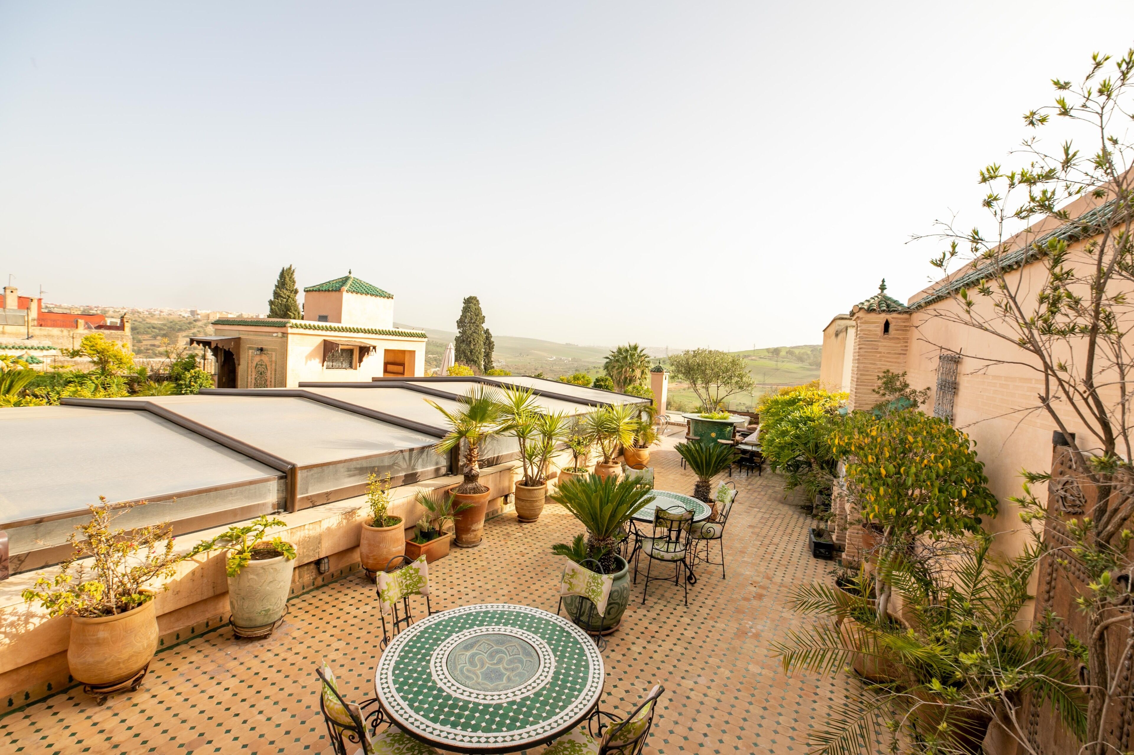Terrasse sur le toit