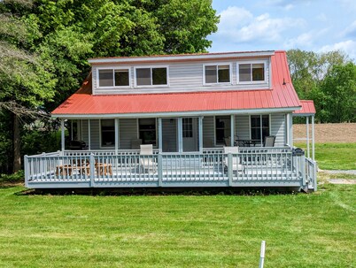 Waterfront house on the upper most portion of the West Branch Delaware.