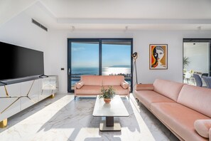 TV, fireplace, DVD player, foosball