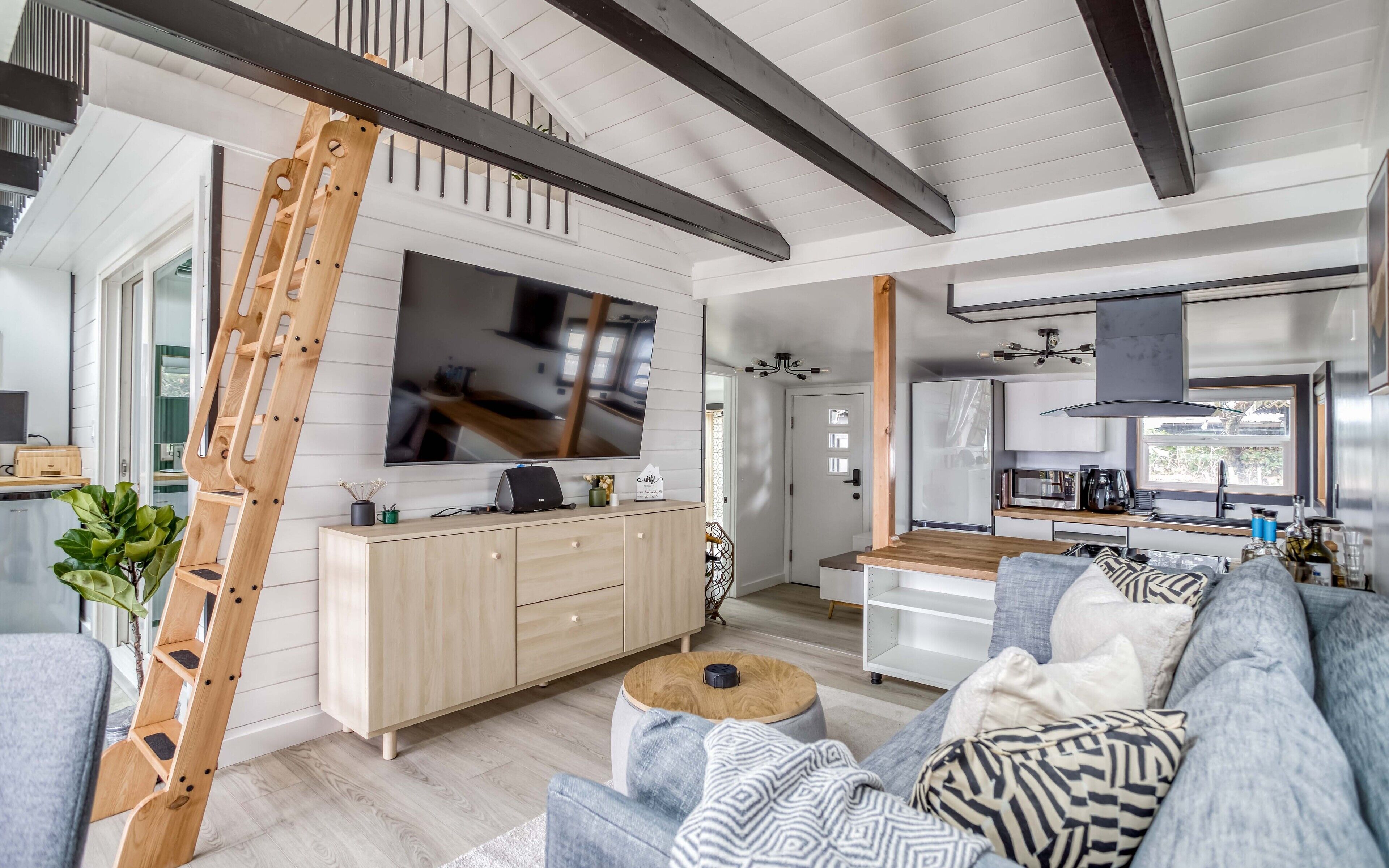 Oceanfront and Modern Charmer Has Hot Tub, Beach Access, Fire Pit!