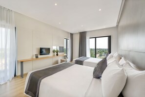 Family Quadruple Room, 2 Queen Beds | Minibar, desk, soundproofing, iron/ironing board - Thuan Hue Boutique Hotel - Nam Hoi An (Da Nang)