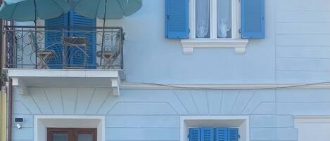 Façana frontal de l'allotjament