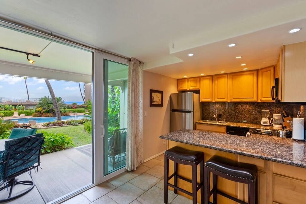 Ground floor, ocean view, and steps to all the amenities.