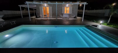 Detached villa with swimming pool and sauna